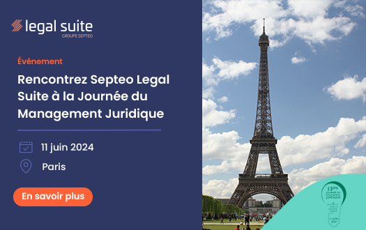 Septeo Legal Suite à la 13ème Journée du Management Juridique 