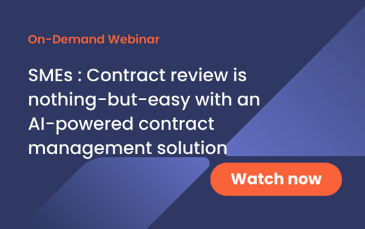 SMEs : Contract review is nothing-but-easy with an AI-powered contract management solution