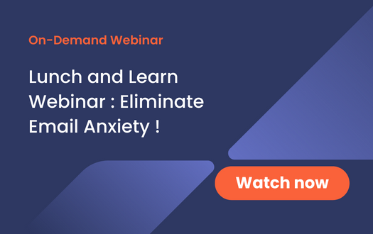 Lunch and Learn Webinar Series - Eliminate Email Anxiety ! 